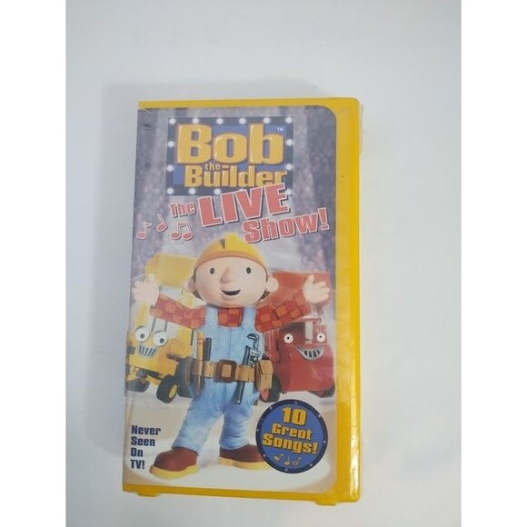 Bob The Builder - The Live Show VHS 2004 Sealed - Picture 1 of 2